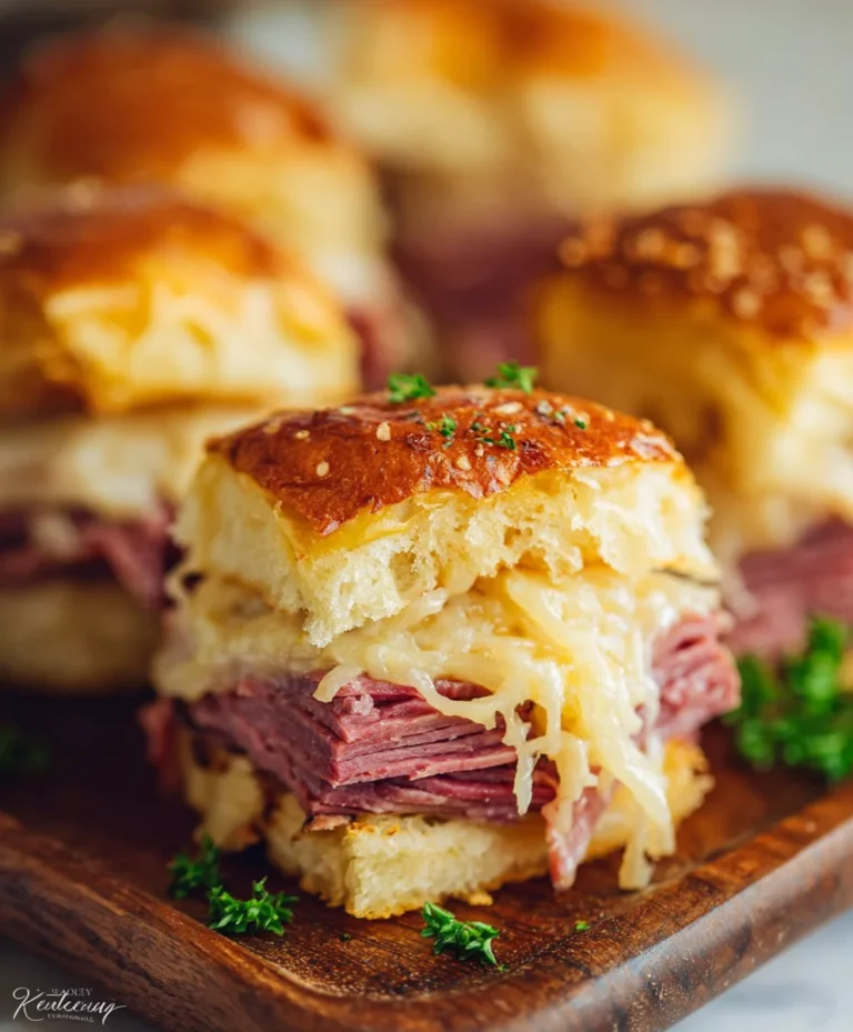 Beef Reuben Sliders- Easy Appetizer Delight