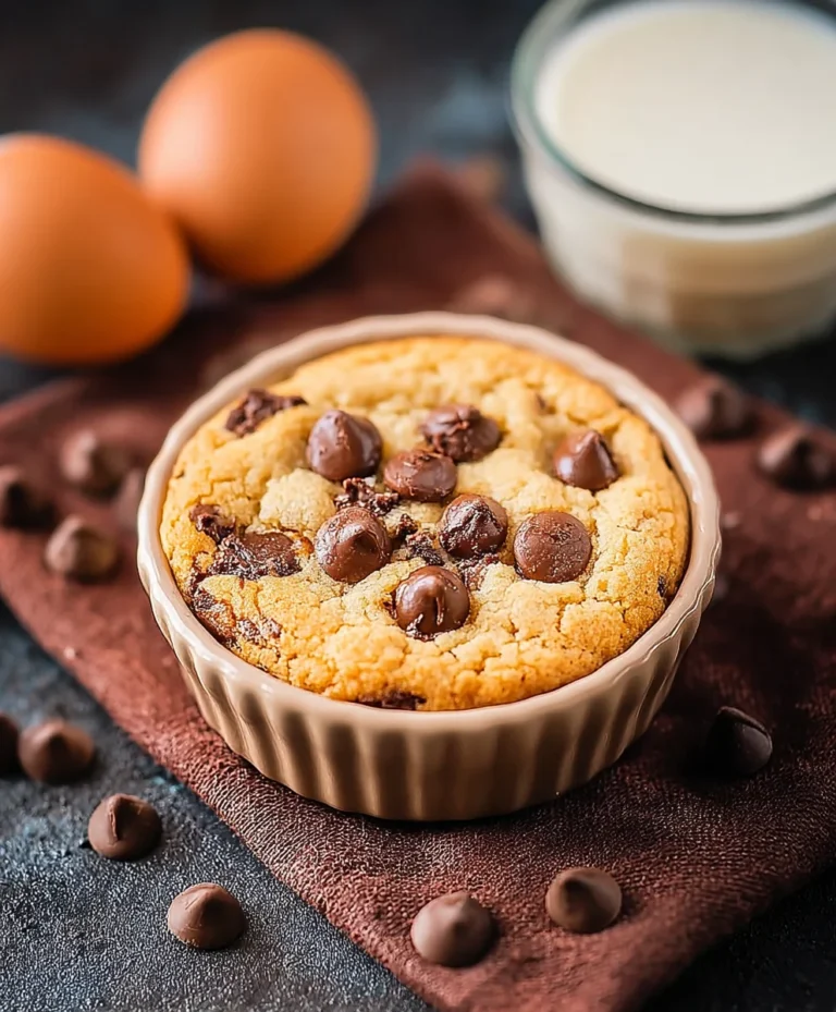 Easy Microwave Chocolate Chip Cookie-Quick Treat
