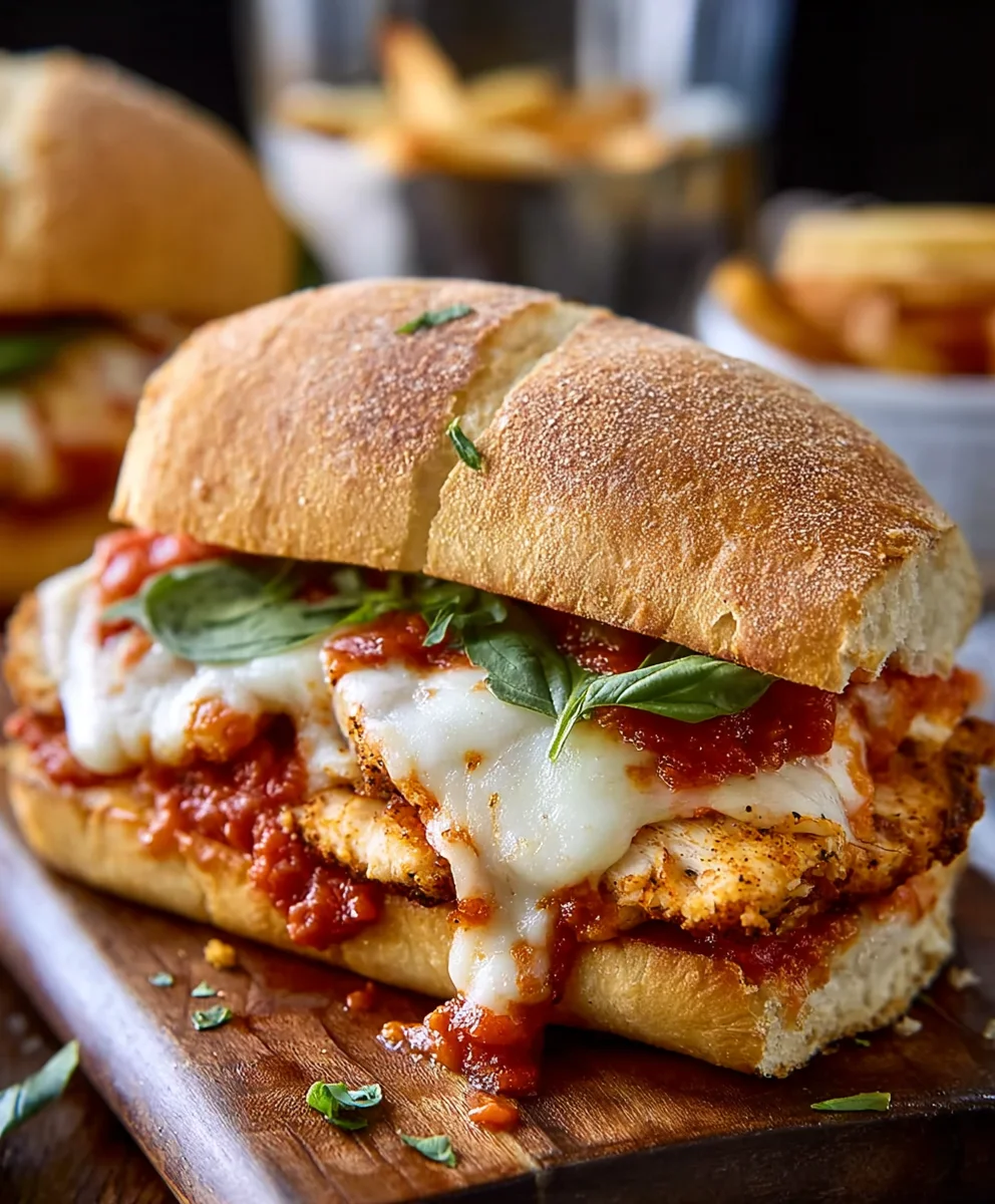 Easy Chicken Parmesan Sandwiches - Quick & Delicious