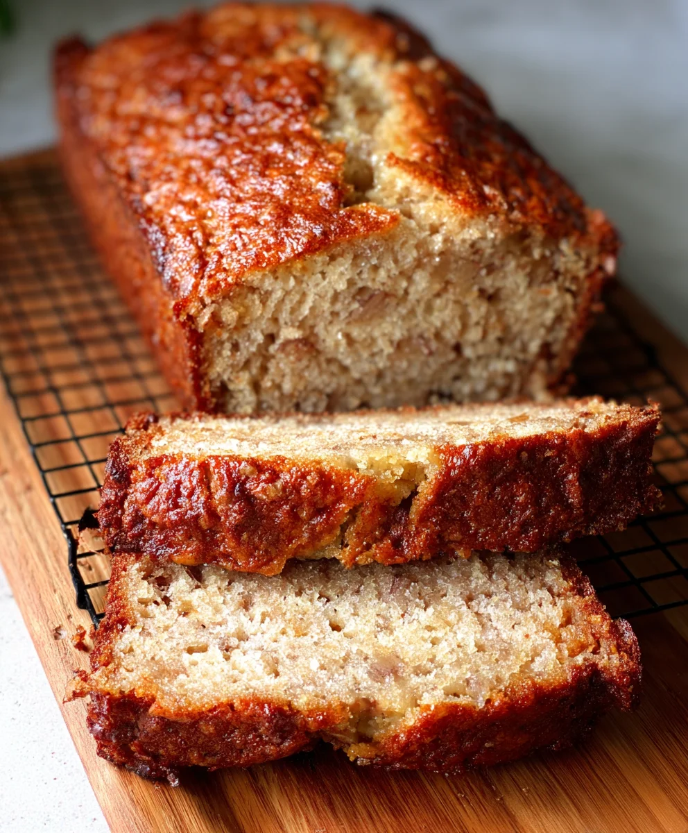 Healthy Cottage Cheese Banana Bread Recipe