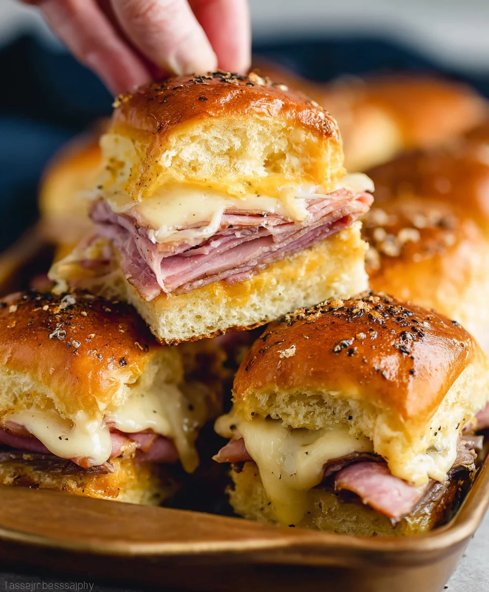 Beef Beef Ham Cheese Sliders Easy Recipe