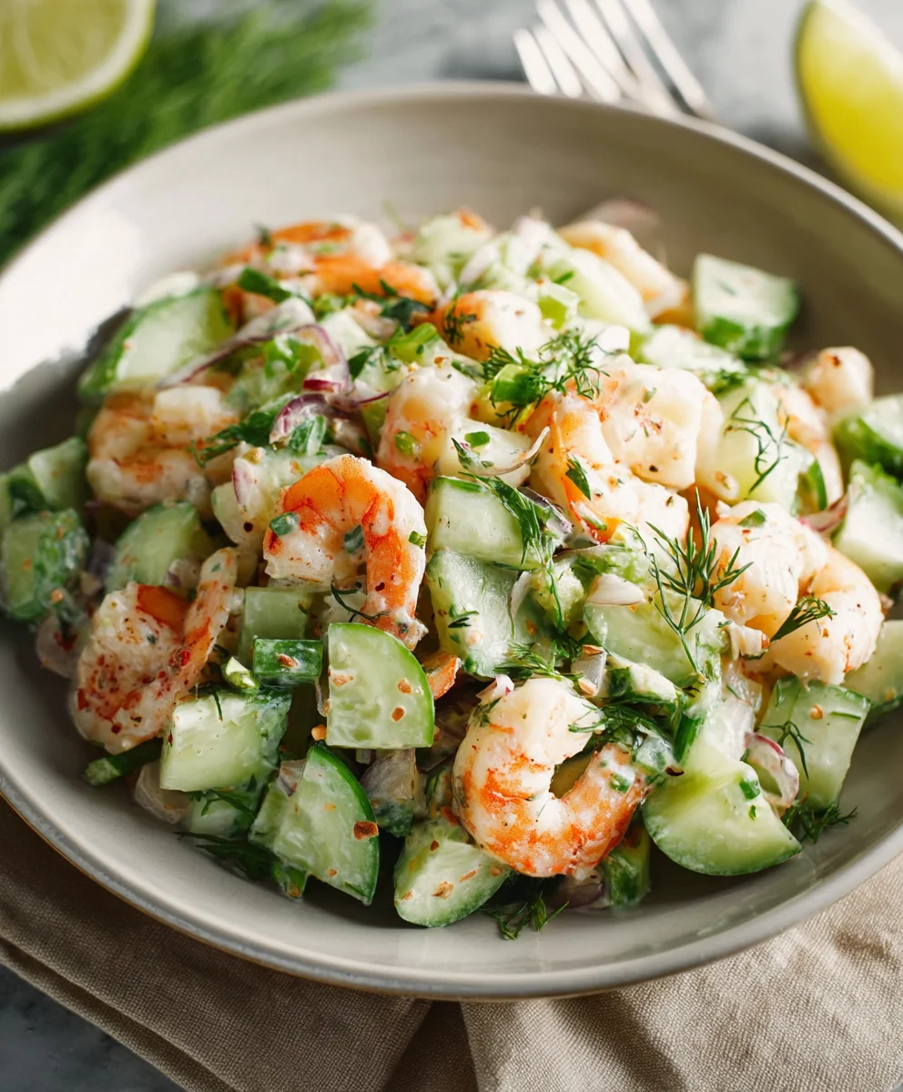 Refreshing Cucumber Shrimp Salad Recipe