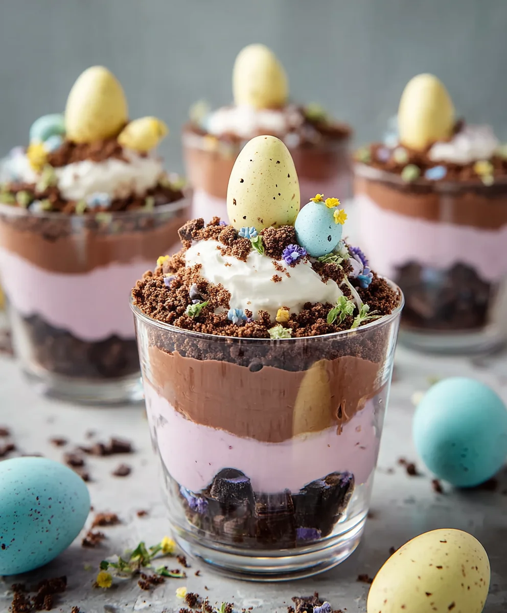 Easter Dirt Cups-Easy Fun Dessert Recipe