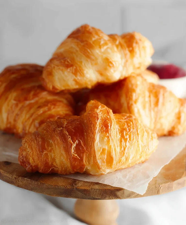 Flaky Homemade Croissants- Easy Recipe