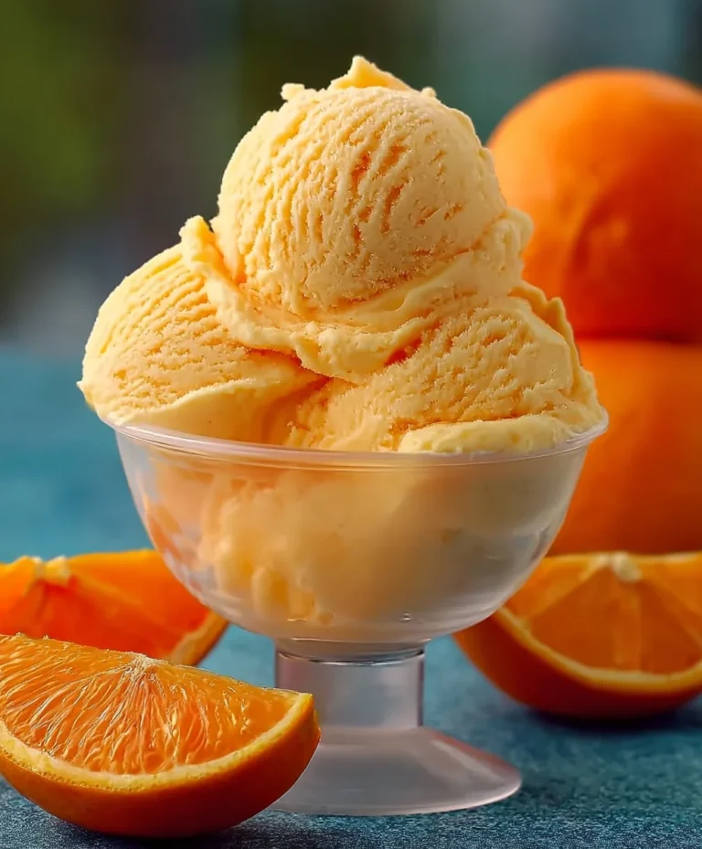 Orange Crush Sherbet Recipe- Refreshing & Easy Dessert
