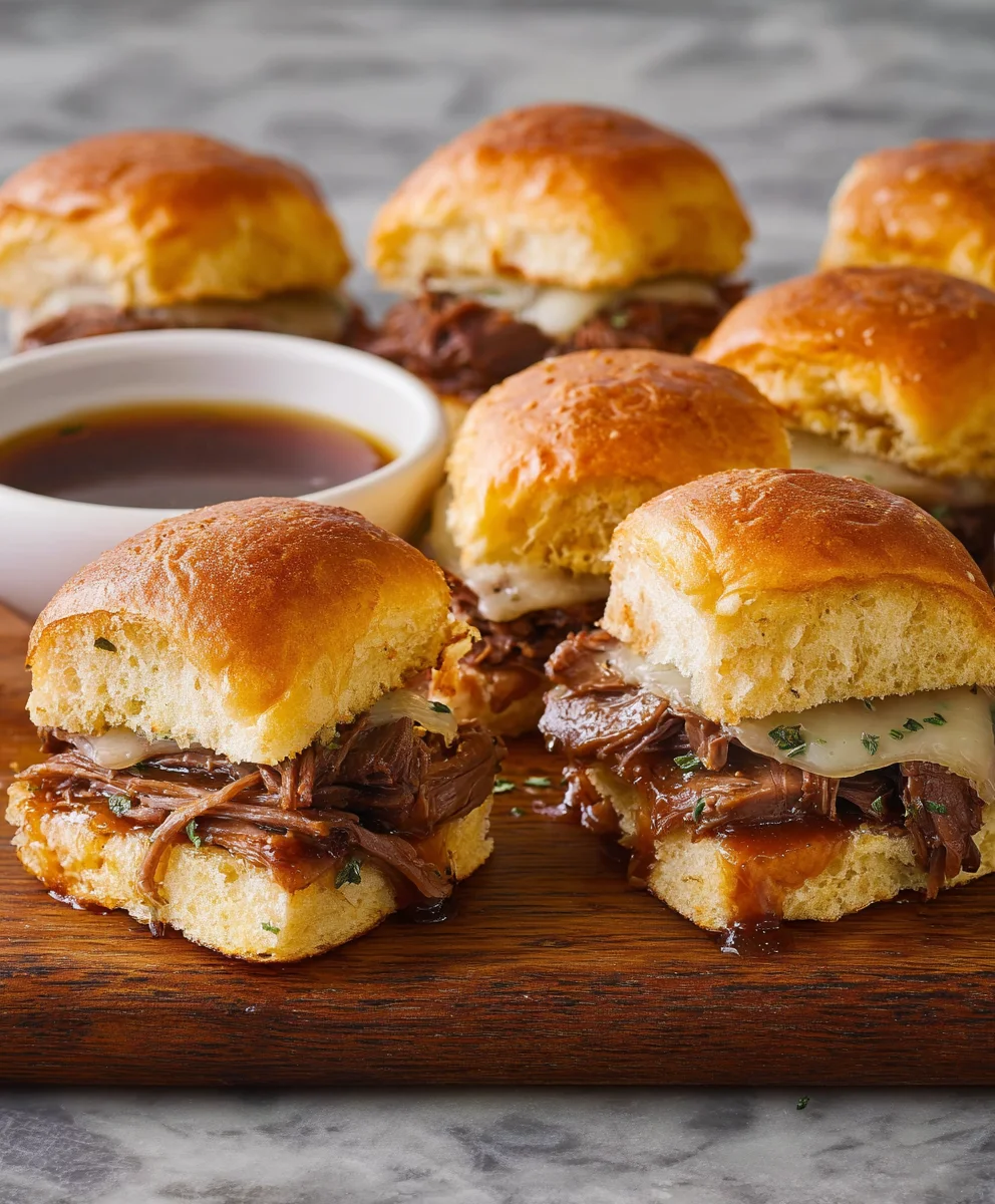 Easy French Dip Sliders Recipe - Best Flavor