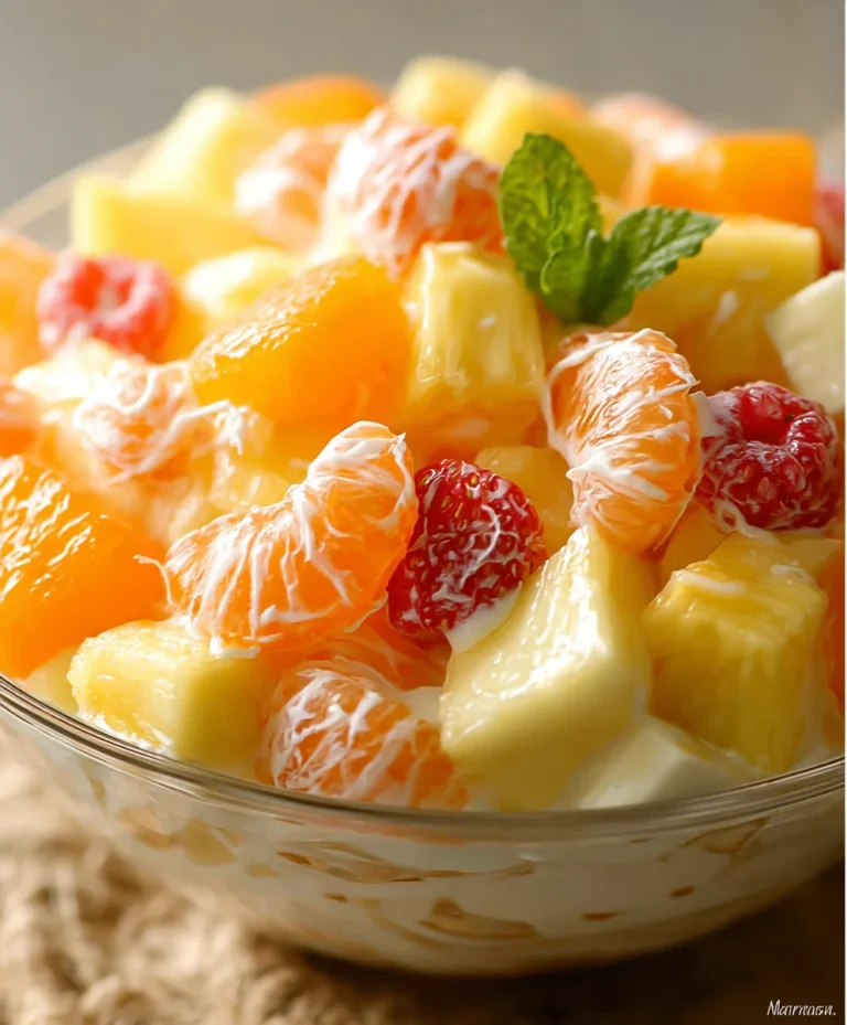 Hawaiian Fruit Salad- Fresh Tropical Flavors
