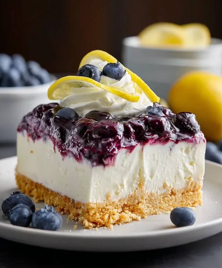 Lemon Blueberry Delight Recipe-Easy & Delicious
