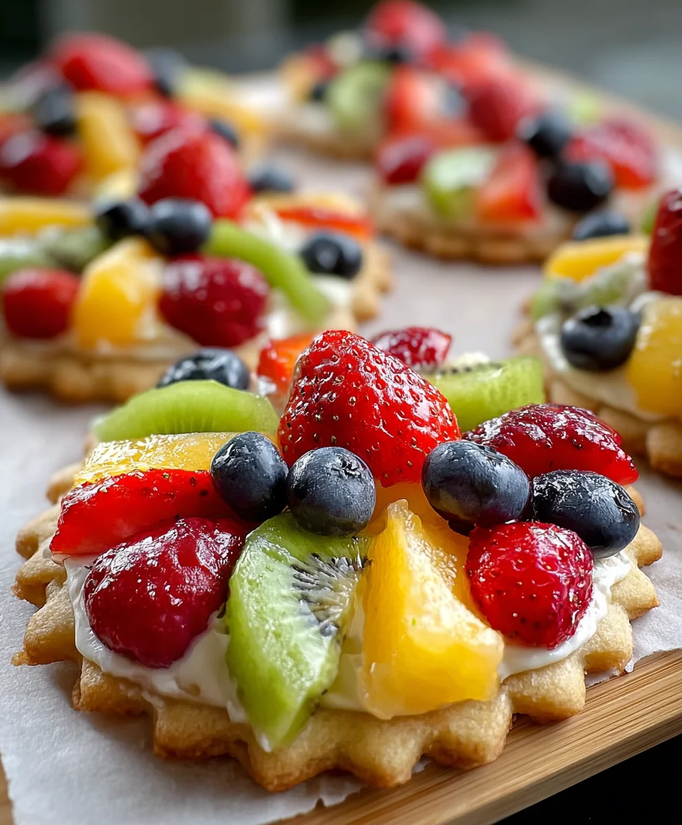 Fruity Fun-Fruit Pizza Cookies Recipe