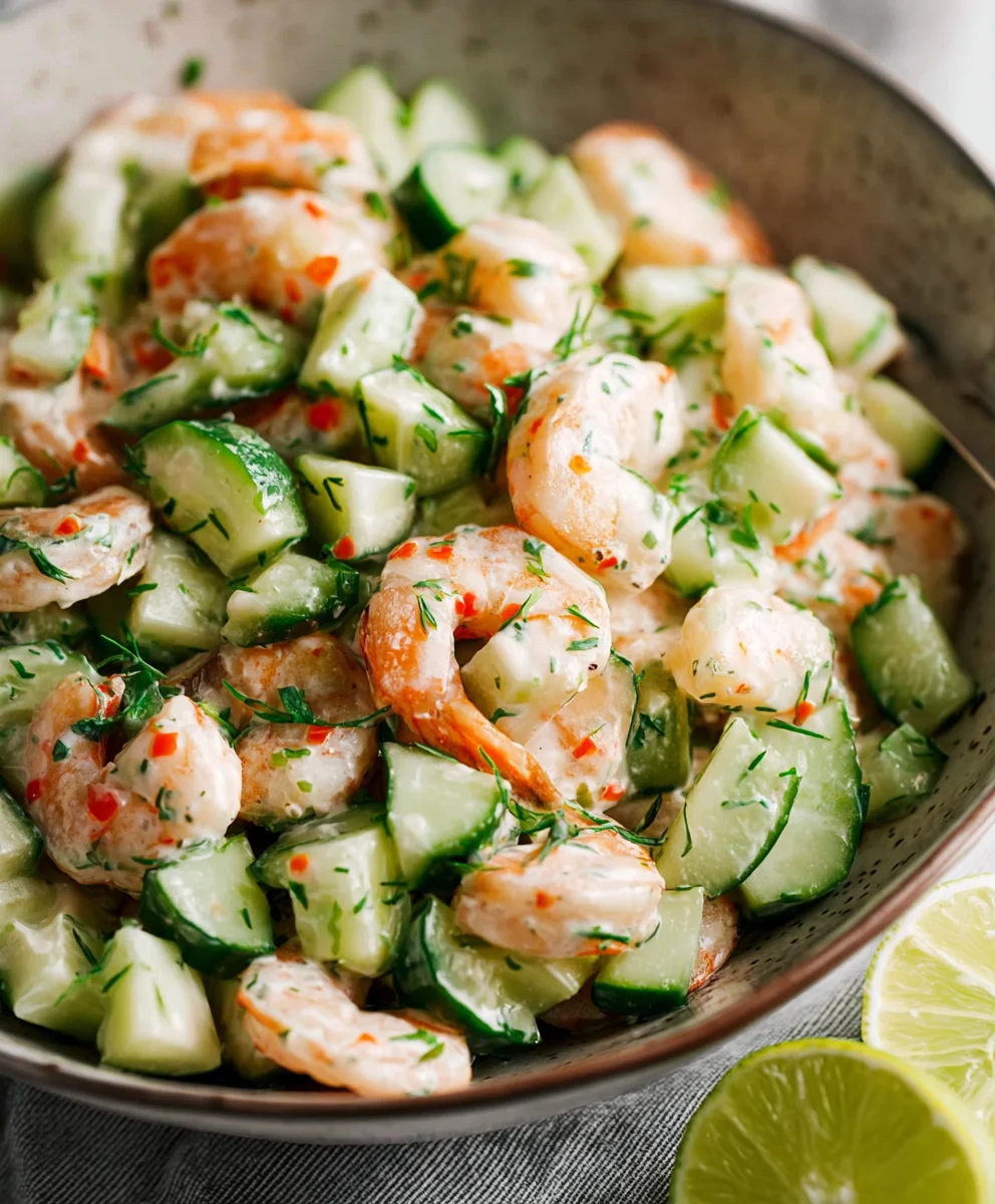 Refreshing Cucumber Shrimp Salad Recipe