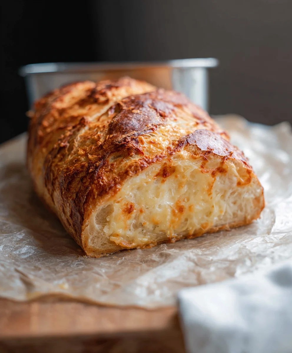 Easy Sourdough Cheese Bread Recipe - Cheesy & Delicious