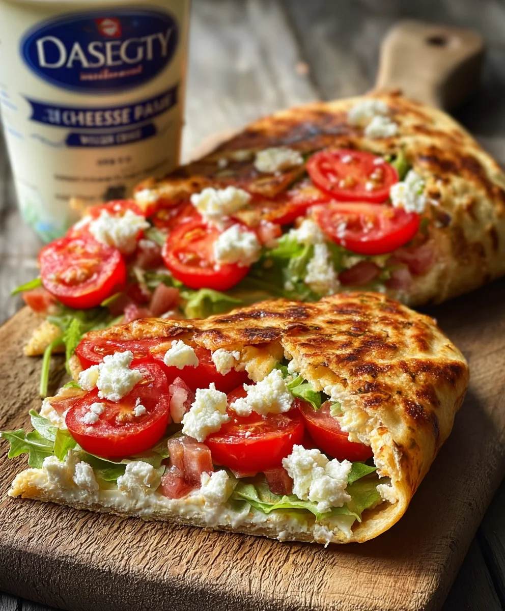 Easy Ingredient Cottage Cheese Flatbread Recipe