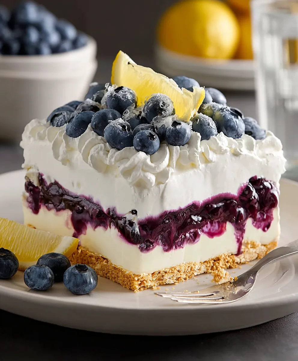 Lemon Blueberry Delight Recipe-Easy & Delicious