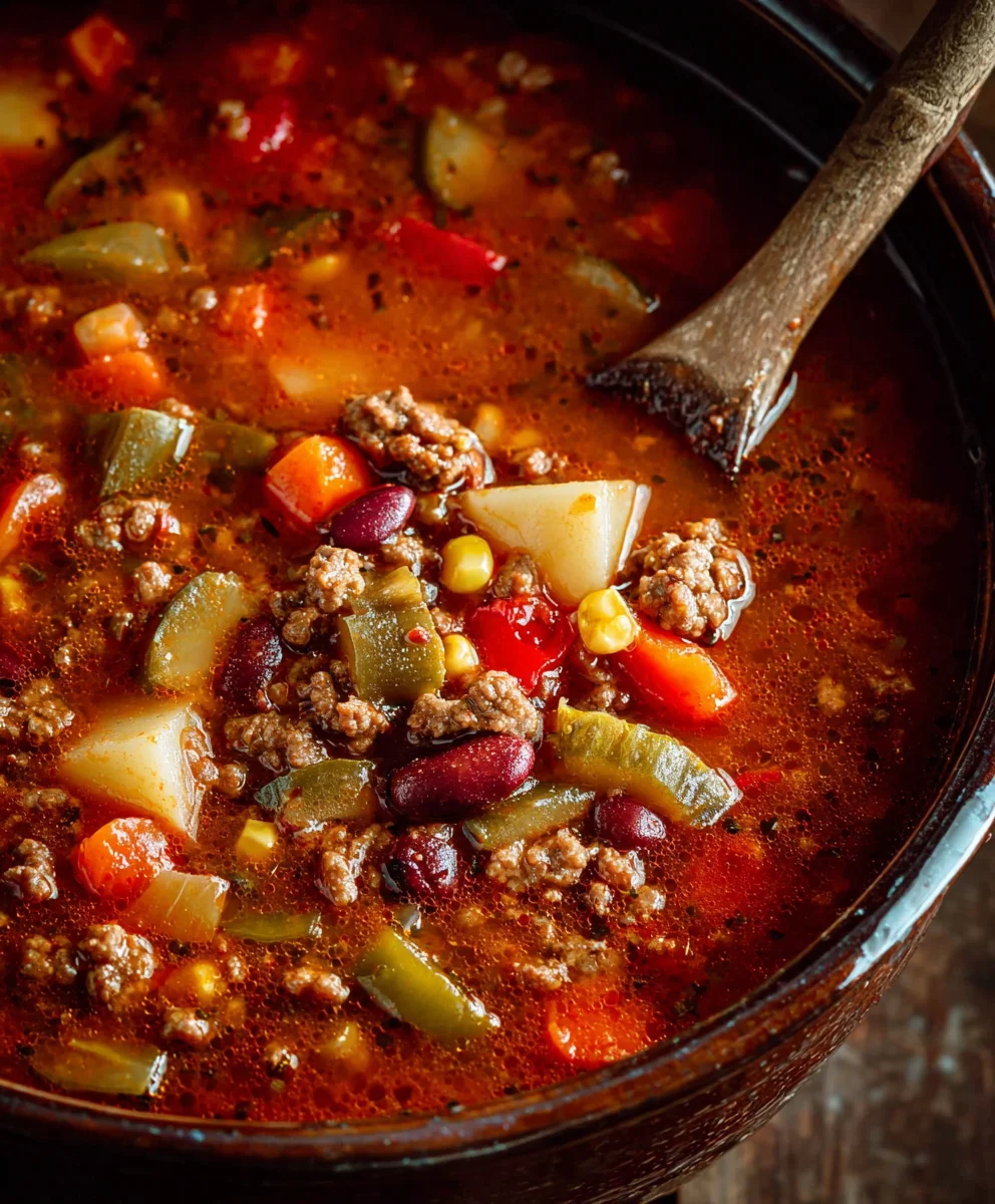 Hearty Cowboy Beef Soup Recipe - Easy & Delicious