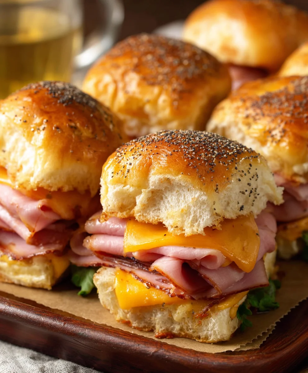 Beef Beef Ham Cheese Sliders Easy Crowd-Pleaser