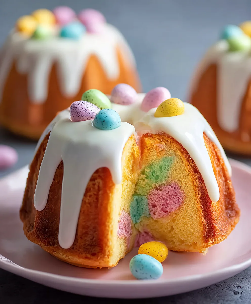 Surprise Inside Easter Bundt Cakes-Festive & Fun Recipe