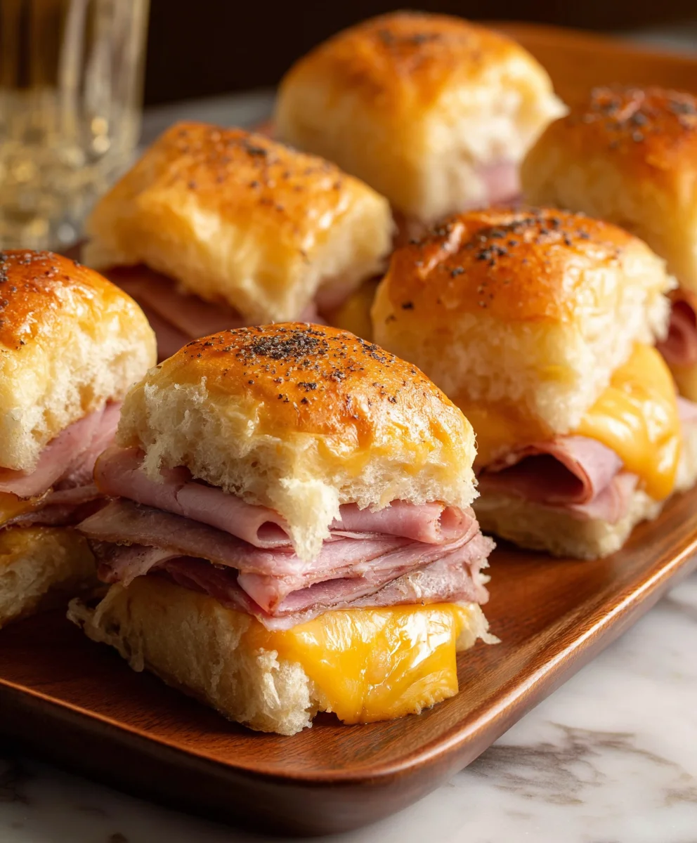 Beef Beef Ham Cheese Sliders Easy Crowd-Pleaser
