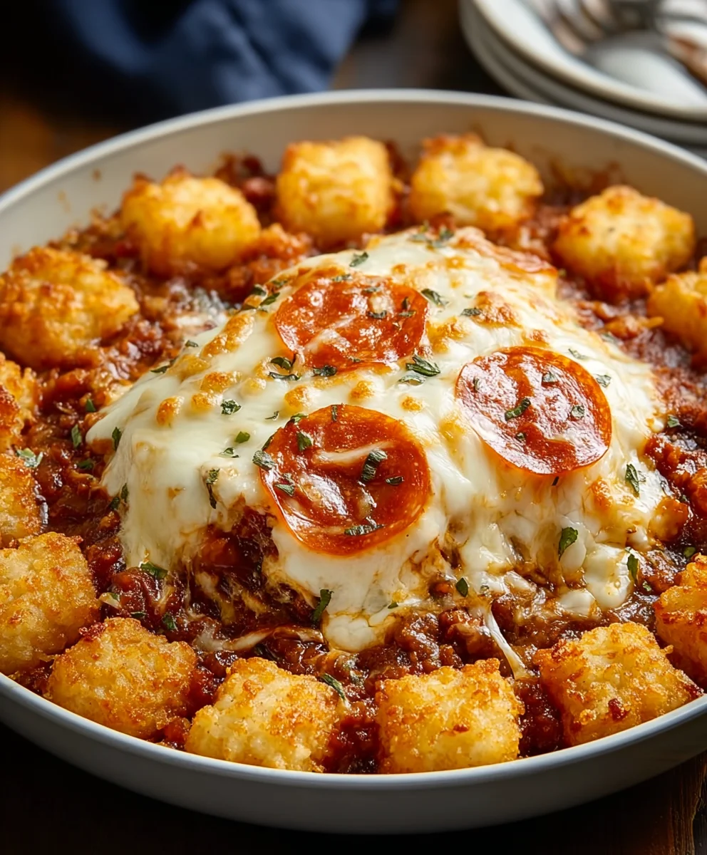Cheesy Beef Tot Casserole Recipe - Easy Comfort Food