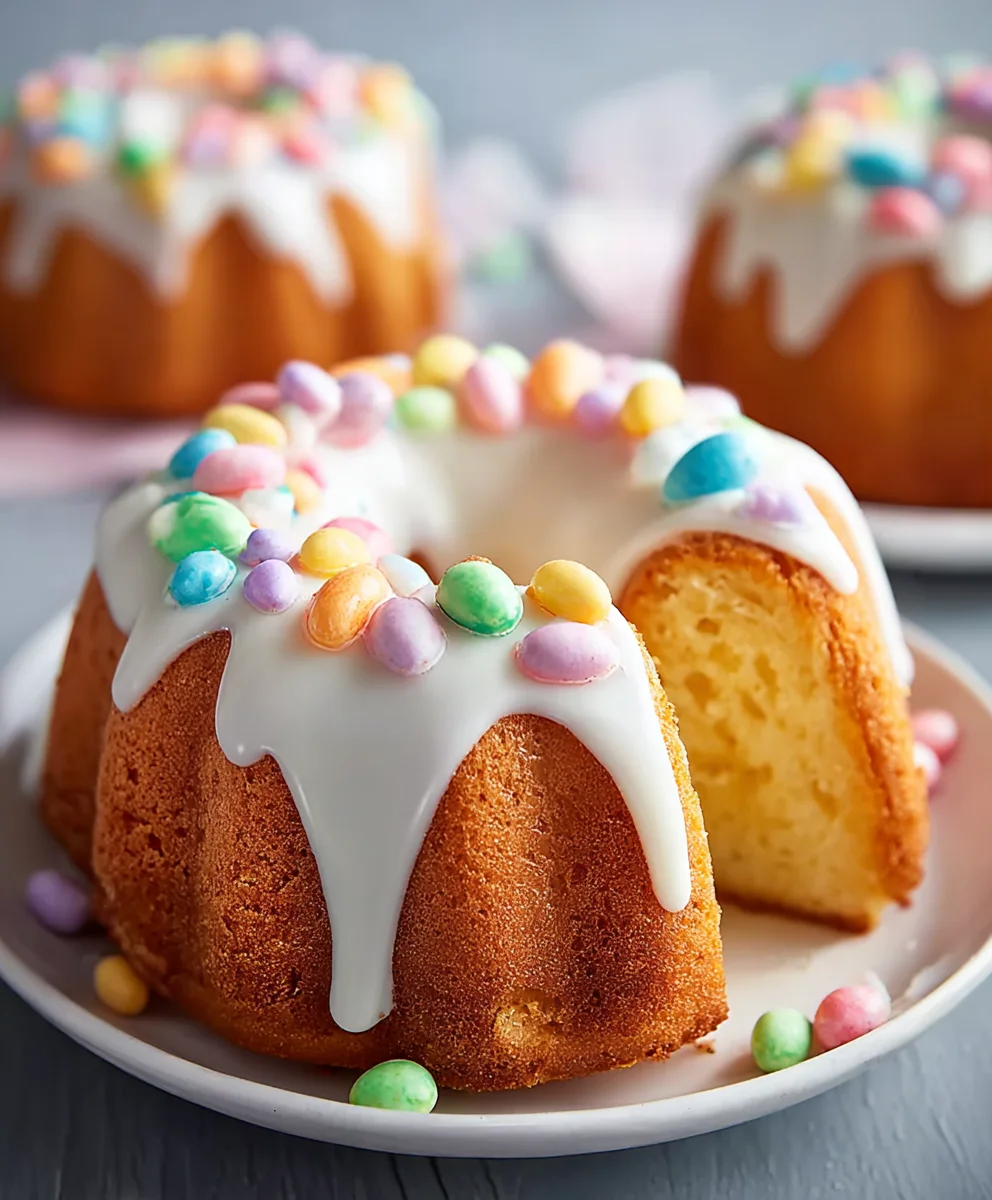 Surprise Inside Easter Bundt Cakes-Festive & Fun Recipe