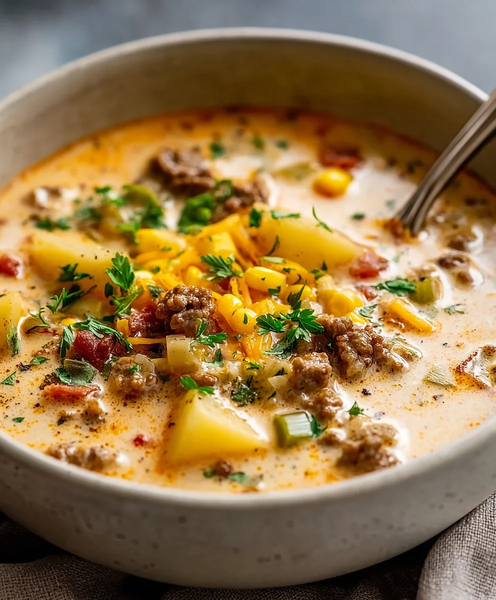 Creamy Beef Cowboy Soup Recipe - Hearty Family Favorite