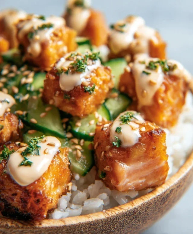 Bang Bang Salmon Bites