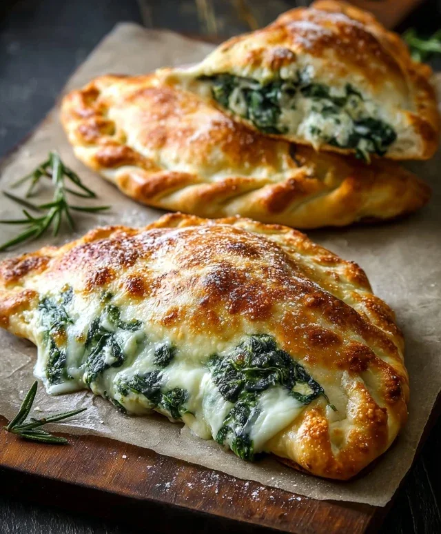 Ricotta Spinach Calzones