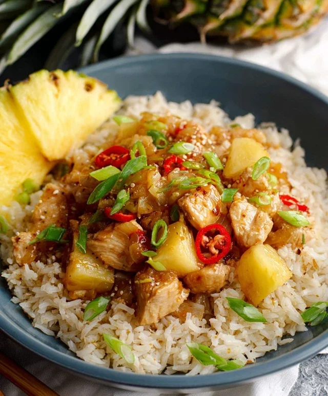 Pineapple Chicken and Rice