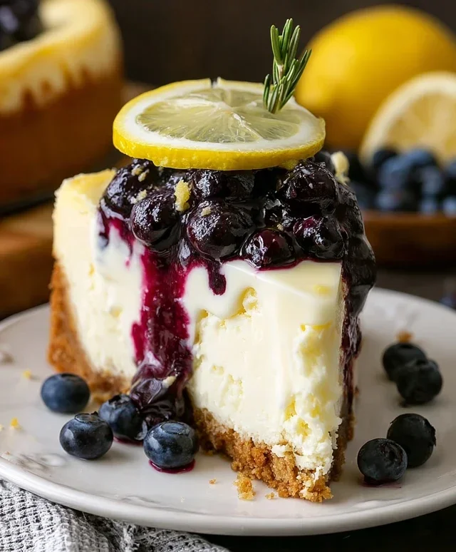 Lemon Blueberry Cheesecake