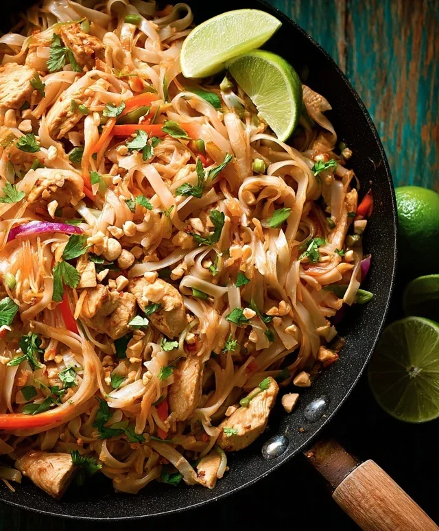 Chicken Pad Thai Dish