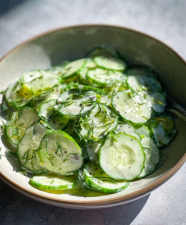 Polish Cucumber Salad