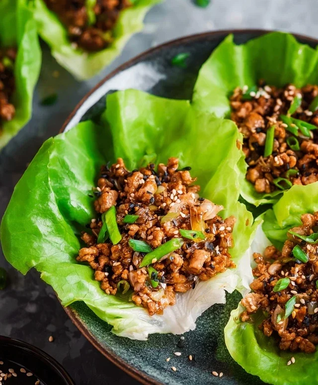 Crunchy PF Chang's Lettuce Wraps