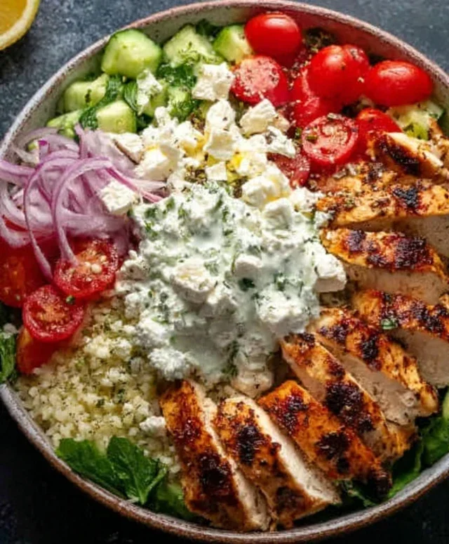 Greek Chicken Bowls