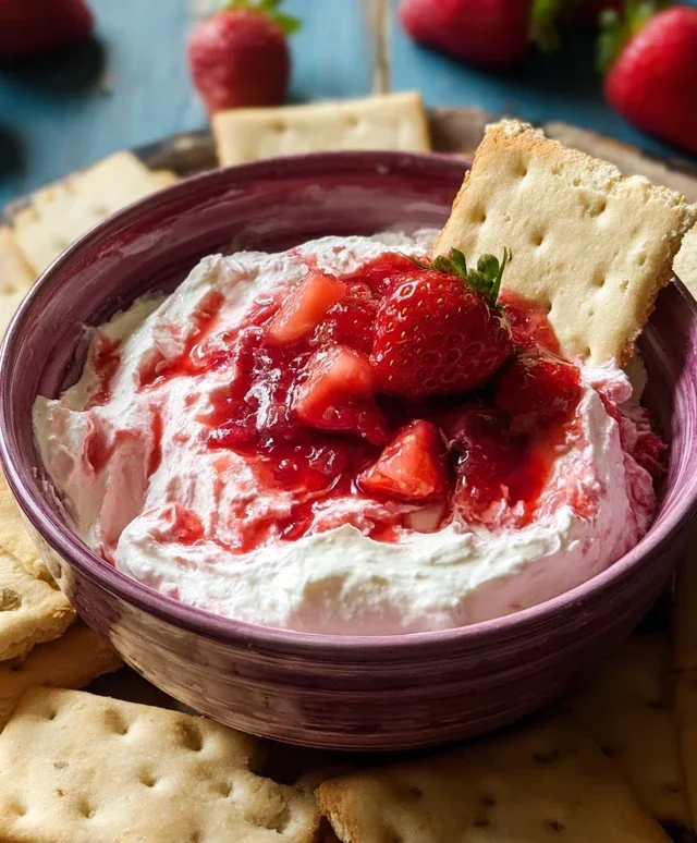 Strawberry Cheesecake Dip