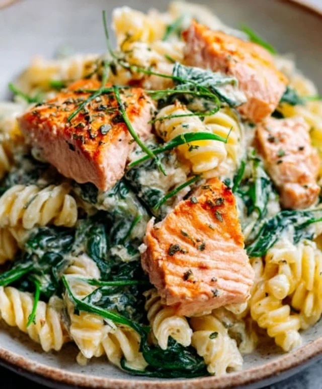Salmon Spinach Pasta Dish: A Delicious and Nutritious Recipe to Try Today