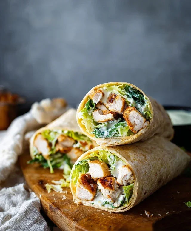 Chicken Caesar Wraps