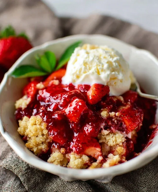 Strawberry Cobbler