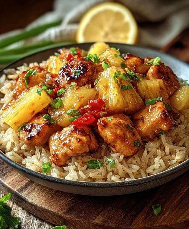Pineapple Chicken and Rice