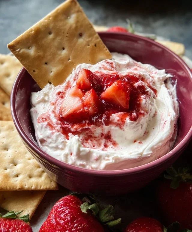 Strawberry Cheesecake Dip