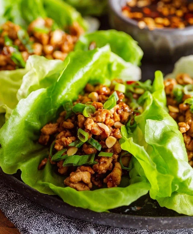 Chicken Lettuce Wraps (PF Chang's Copycat)