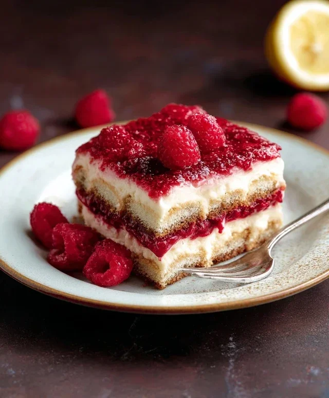Raspberry Tiramisu