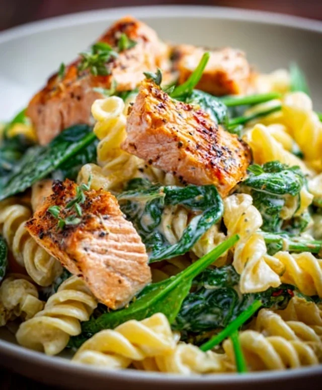 Salmon Spinach Pasta Dish: A Delicious and Nutritious Recipe to Try Today