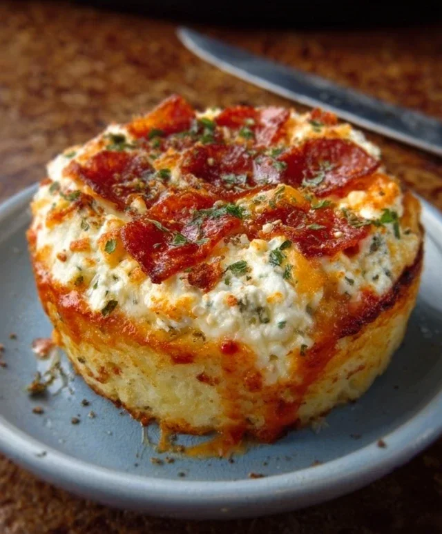 Cottage Cheese Pizza Bowl