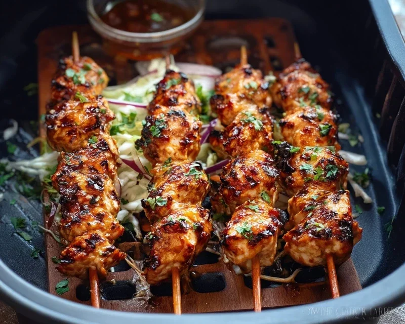 Bang Bang Chicken Skewers