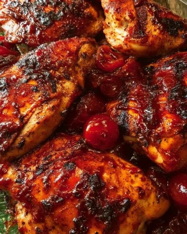 Cherry Dr. Pepper Grilled Chicken