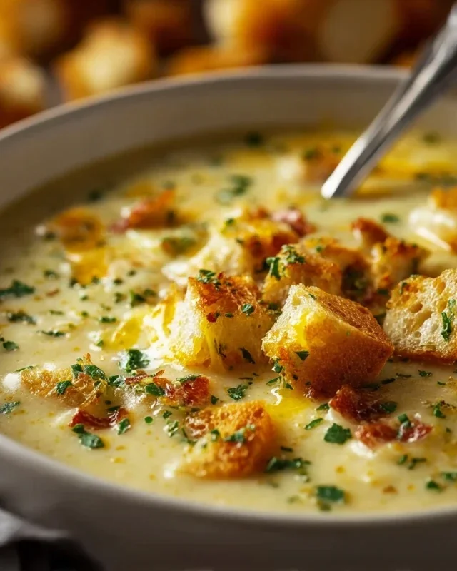 Broccoli Potato Cheese Soup Recipe