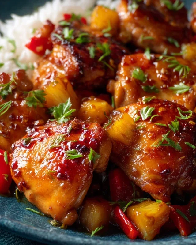 Hawaiian Chicken Sheet Pan