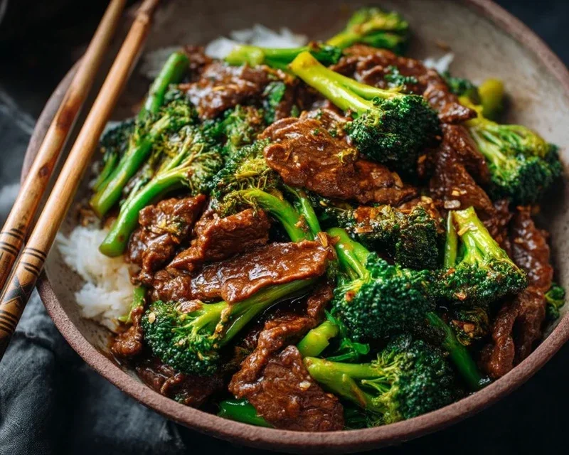 Chinese Beef and Broccoli (牛肉炒西兰花)