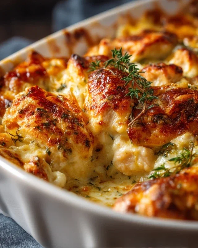 Easy Low Carb Chicken Casserole