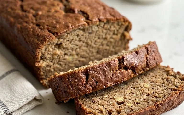 Healthy 5-Ingredient Flourless Banana Bread