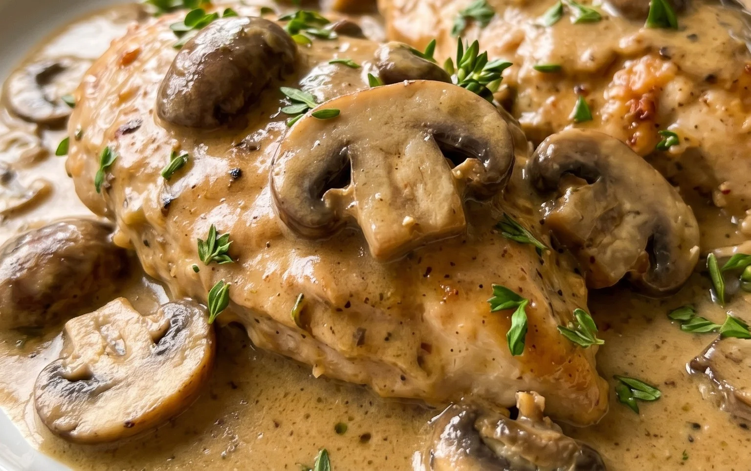 Creamy Mushroom Chicken Recipe